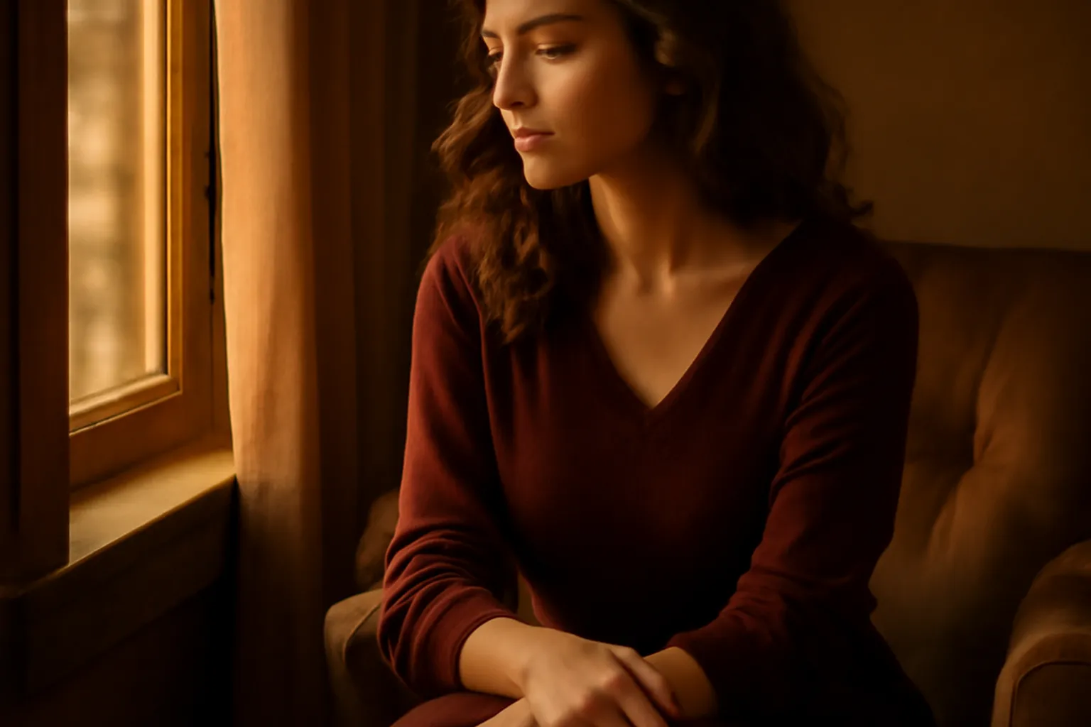 Silhouette d'une personne pensive traduisant le doute face à une relation ambiguë