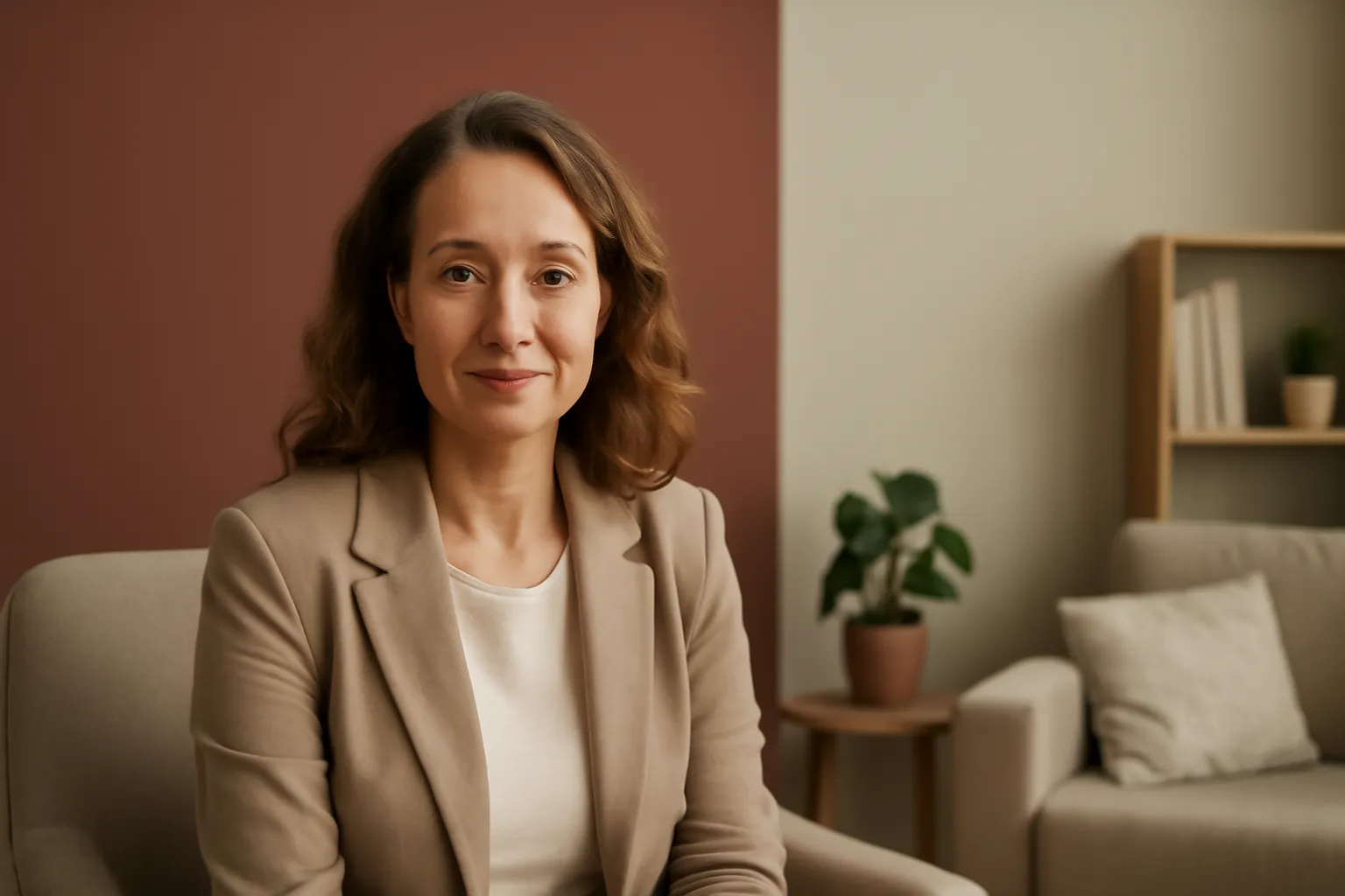 Portrait d'Élise Fontaine, thérapeute de couple et sexologue clinicienne