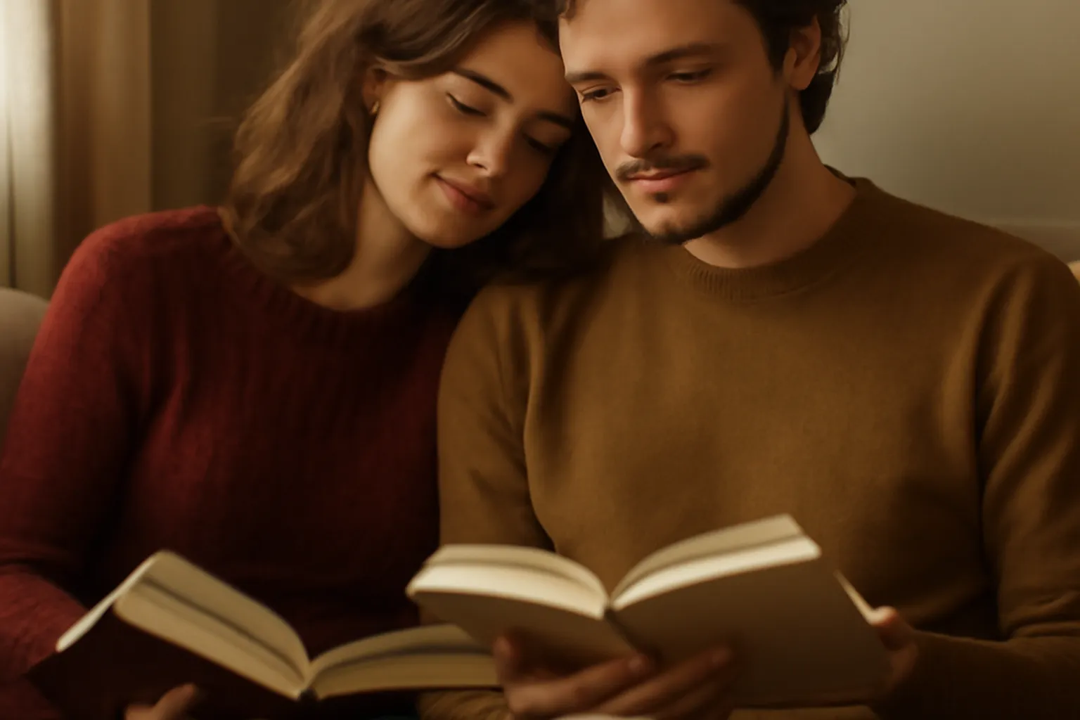 Couple illustrant des styles d'attachement amoureux différents mais complémentaires